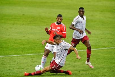  PORTO ALEGRE, RS, BRASIL - 22.11.2020 - O Inter recebe o Fluminense, no Beira-Rio, em jogo válido pela 22ª rodada do Brasileirão. (Foto: Lauro Alves/Agencia RBSIndexador: Fernando Gomes<!-- NICAID(14650239) -->