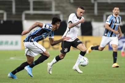  Imagens da partida entre Corinthians e Grêmio, neste domingo (22), na Neo Química Arena, pela 22ª rodada do Campeonato Brasileiro 2020 - Fotos: Rodrigo Coca/Agência Corinthians<!-- NICAID(14650270) -->