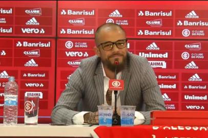  Coletiva de Dalessandro, jogador do internacional. Foto: Internacional / Youtube / Reprodução<!-- NICAID(14650688) -->