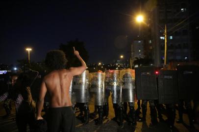  PORTO ALEGRE, RS, BRASIL - 23.11.2020 - Protesto pela morte de João Alberto no Carrefour da Av. Bento Gonçalves. (Foto: Marco Favero/Agencia RBS)<!-- NICAID(14650957) -->