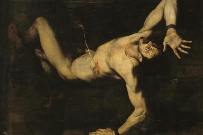 Tityos, quadro de José Ribera, 1632<!-- NICAID(14651824) -->