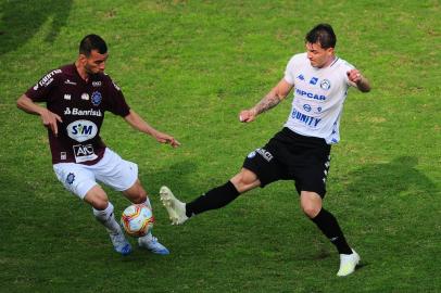  CAXIAS DO SUL, RS, BRASIL, 27/09/2020. Caxias x Tubarão, jogo válido pela segunda rodada do Campeonato Brasileiro 2020, Grupo 8. Jogo realizado no estádio Centenário. (Porthus Junior/Agência RBS)<!-- NICAID(14602467) -->