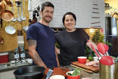 Lela Zaniol e Diogo Carvalho, destemperados na tv