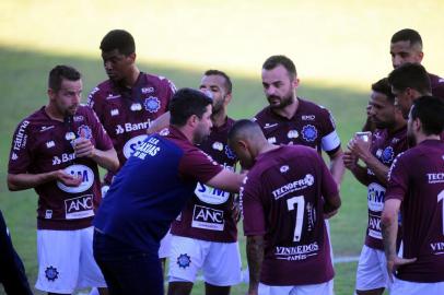  CAXIAS DO SUL, RS, BRASIL, 18/10/2020. Caxias x Novorizontino, jogo válido pela sétima rodada do Campeonato Brasileiro 2020, Grupo 8. Jogo realizado no estádio Centenário. (Porthus Junior/Agência RBS)<!-- NICAID(14619649) -->