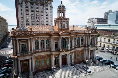  PORTO ALEGRE, RS, BRASIL, 25-11-2020: Prefeitura Municipal de Porto Alegre. (Foto: Mateus Bruxel / Agencia RBS)<!-- NICAID(14652502) -->