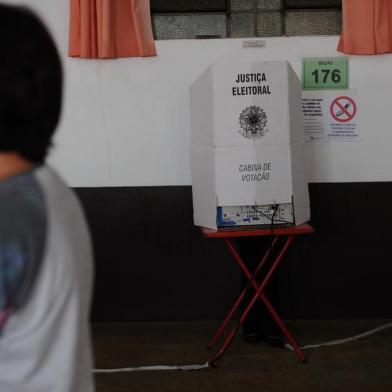  CAXIAS DO SUL, RS, BRASIL (29/11/2020)Eleições em Caxias do Sul. Na foto, salão Menino Deus no bairro Serrano. (Antonio Valiente/Agência RBS)<!-- NICAID(14655680) -->