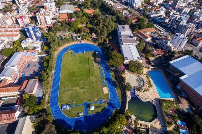  PORTO ALEGRE, RS, BRASIL, 08/08/2017 : 150 anos da Sogipa - Para marcar o sesquicentenário de um dos maiores clubes gaúchos, ensaio com fotos da estrutura do clube e de esportes de destaque: pista de atletismo, judô, tênis, ginástica, etc. (Omar Freitas/Agência RBS)Local: Porto Alegre<!-- NICAID(13077892) -->