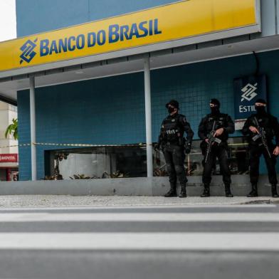  CRICIÚMA, SC, BRASIL - 01.12.2020 - Ambiental em Criciúma, sul de Santa Catarina, após ataque de criminosos na madrugada desta terça-feira. (Foto: Marco Favero/Agencia RBS)<!-- NICAID(14657779) -->