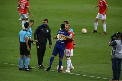  PORTO ALEGRE, RS, BRASIL - 02.12.2020 - O Inter recebe o Boca Juniors no Estádio Beira-Rio, nesta quarta-feira (2), em jogo válido pela ida das oitavas de final da Libertadores. (Foto: Jefferson Botega/Agencia RBS)Indexador: Jeff Botega<!-- NICAID(14659319) -->