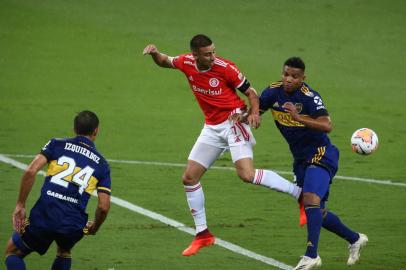  PORTO ALEGRE, RS, BRASIL - 02.12.2020 - O Inter recebe o Boca Juniors no Estádio Beira-Rio, nesta quarta-feira (2), em jogo válido pela ida das oitavas de final da Libertadores. (Foto: Jefferson Botega/Agencia RBS)Indexador: Jeff Botega<!-- NICAID(14659327) -->