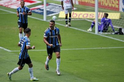  PORTO ALEGRE, RS, BRASIL, 06/12/2020- Grêmio x Vasco: jogo da 24ª rodada do Brasileirão, na arena. Foto:   / Agencia RBS<!-- NICAID(14661764) -->