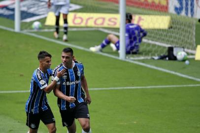  PORTO ALEGRE, RS, BRASIL, 06/12/2020- Grêmio x Vasco: jogo da 24ª rodada do Brasileirão, na arena. Foto:   / Agencia RBS<!-- NICAID(14661766) -->