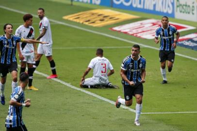  PORTO ALEGRE, RS, BRASIL, 06/12/2020- Grêmio x Vasco: jogo da 24ª rodada do Brasileirão, na arena. Foto:   / Agencia RBS<!-- NICAID(14661763) -->