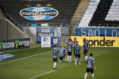  PORTO ALEGRE, RS, BRASIL, 06/12/2020- Grêmio x Vasco: jogo da 24ª rodada do Brasileirão, na arena. Foto:André Ávila / Agencia RBS<!-- NICAID(14661854) -->