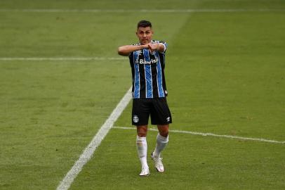  PORTO ALEGRE, RS, BRASIL, 06/12/2020- Grêmio x Vasco: jogo da 24ª rodada do Brasileirão, na arena. Foto:André Ávila / Agencia RBS<!-- NICAID(14661859) -->