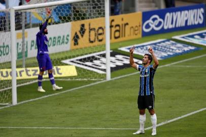  PORTO ALEGRE, RS, BRASIL, 06/12/2020- Grêmio x Vasco: jogo da 24ª rodada do Brasileirão, na arena. Foto:André Ávila / Agencia RBS<!-- NICAID(14661877) -->