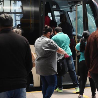  CAXAIS DO SUL, RS, BRASIL (07/12/2020)Movimento no transporte público em Caxias do Sul. (Antonio Valiente/Agência RBS)<!-- NICAID(14662321) -->