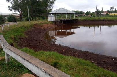 Zona rural de São Gabriel, município que decretou situação de emergência em 24 de novembro devido à estiagem<!-- NICAID(14662575) -->