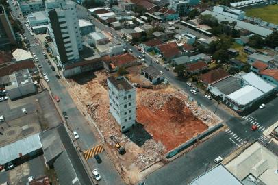  TAQUARA, RS, BRASIL - 08.12.2020 - Local onde deve ser construído o prédio de 91 andares, em Taquara. (Foto: Isadora Neumann/Agencia RBS)<!-- NICAID(14663008) -->