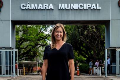  PORTO ALEGRE, RS, BRASIL - 19/11/2020Votação histórica em Porto Alegre elege onze mulheres vereadoras. Na foto, Fernanda Barth<!-- NICAID(14648464) -->