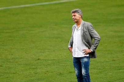  PORTO ALEGRE, RS, BRASIL - 09.12.2020 - O Grêmio recebe o Santos nesta quarta-feira (9), na Arena, em jogo válido pela idas das quartas de final da Libertadores. (Foto: Marco Favero/Agencia RBS)Indexador: Felix Zucco<!-- NICAID(14664785) -->