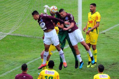  CAXIAS DO SUL, RS, BRASIL, 05/12/2020. SER Caxias x Mirassol, jogo de ida da segunda fase da Série D (Dezeseis avos), do Campeonato Brasileiro 2020 e realizado no estádio Centenário. (Porthus Junior/Agência RBS)<!-- NICAID(14661513) -->