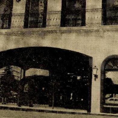 Novo endereço da Tapeçaria Rio em 1973, atual Super Andreazza, em frente à Praça Dante Alighieri, na Av. Júlio de Castilhos.<!-- NICAID(14670777) -->