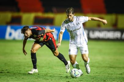 Grêmio enfrenta o Sport, na Ilha do Retiro, pela 26ª rodada do Brasileirão. Lucas Silva<!-- NICAID(14672770) -->