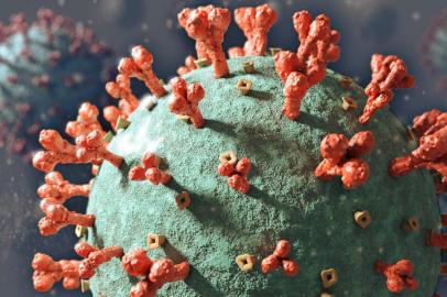  03/12/2020- Ilustração do coronavirus. Foto: Jonatan Sarmento  / Agencia RBS<!-- NICAID(14659755) -->