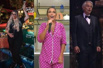  Montagem Marília Mendonça, Ivete Sangalo e Andrea Bocelli<!-- NICAID(14673681) -->