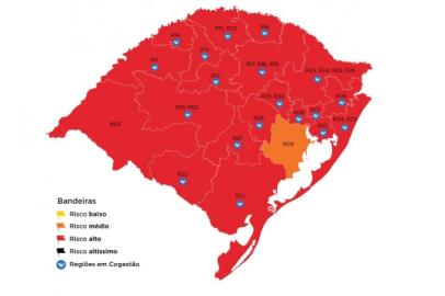 Mapa do distanciamento controlado 21 a 28/12