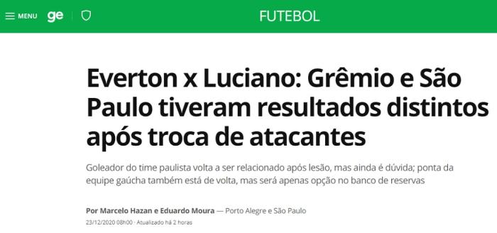 Reprodução / GloboEsporte.com