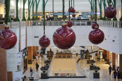  PORTO ALEGRE, RS, BRASIL - 2019.11.12 - Decoração natalina nos shoppings de Porto Alegre. Na foto, shopping Praia de Belas (Foto: ANDRÉ ÁVILA/ Agência RBS)<!-- NICAID(14324582) -->