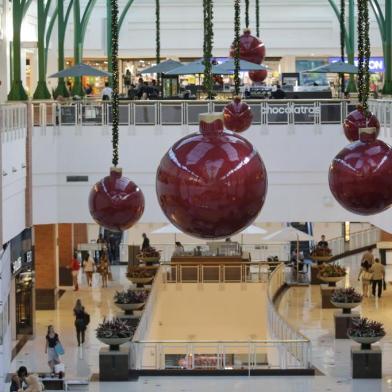  PORTO ALEGRE, RS, BRASIL - 2019.11.12 - Decoração natalina nos shoppings de Porto Alegre. Na foto, shopping Praia de Belas (Foto: ANDRÉ ÁVILA/ Agência RBS)<!-- NICAID(14324582) -->