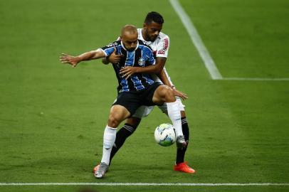  PORTO ALEGRE, RS, BRASIL - 23.12.2020 - O Grêmio recebe o São Paulo nesta quarta-feira (23), na Arena, em jogo válido pela ida das semifinais da Copa do Brasil. (Foto: Félix Zucco/Agencia RBS)<!-- NICAID(14676455) -->