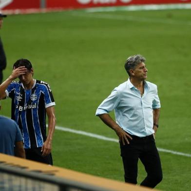  PORTO ALEGRE, RS, BRASIL - 23.12.2020 - O Grêmio recebe o São Paulo nesta quarta-feira (23), na Arena, em jogo válido pela ida das semifinais da Copa do Brasil. (Foto: Félix Zucco/Agencia RBS)<!-- NICAID(14676480) -->