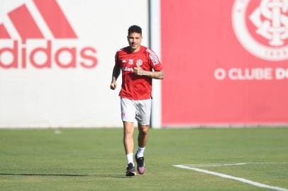 2020¿12-23 Treino do Internacional no CT Parque Gigante. Foto Ricardo Duarte/Internacional Paolo Guerrero<!-- NICAID(14676836) -->