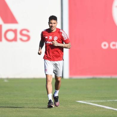 2020¿12-23 Treino do Internacional no CT Parque Gigante. Foto Ricardo Duarte/Internacional Paolo Guerrero<!-- NICAID(14676836) -->