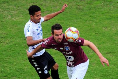  CAXIAS DO SUL, RS, BRASIL, 27/09/2020. Caxias x Tubarão, jogo válido pela segunda rodada do Campeonato Brasileiro 2020, Grupo 8. Jogo realizado no estádio Centenário. (Porthus Junior/Agência RBS)<!-- NICAID(14602481) -->