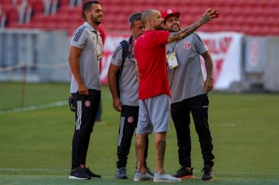  PORTO ALEGRE, RS, BRASIL - 10.01.2021 - O Inter recebe o Goiás neste domingo (10), no Estádio Beira-Rio, pela 29ª rodada do Brasileirão. (Foto: Jefferson Botega/Agencia RBS) Indexador: Jefferson Botega<!-- NICAID(14687297) -->