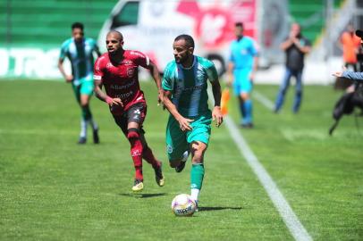  CAXIAS DO SUL, RS, BRASIL, 10/10/2020. Juventude x Brasil de Pelotas, jogo válido pela 15ª rodada da Série B do Campeonato Brasileiro 2020 e realizado no estádio Alfredo Jaconi. (Porthus Junior/Agência RBS)<!-- NICAID(14613917) -->