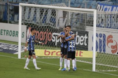 PORTO ALEGRE, RS, BRASIL - 28.01.2021 - O Grêmio recebe o Flamengo nesta quinta-feira (28), na Arena, em jogo atrasado válido pela 23ª rodada do Brasileirão. (Foto: Isadora Neumann/Agencia RBS)<!-- NICAID(14701604) -->