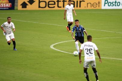 PORTO ALEGRE, RS, BRASIL - 03.02.2021 - O Grêmio recebe o Santos na Arena, em jogo válido pela 34ª rodada do Campeonato Brasileiro. (Foto: André Ávila/Agencia RBS)<!-- NICAID(14706059) -->