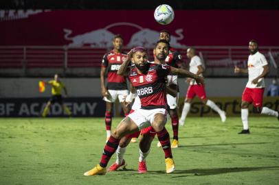 Gabigol durante jogo do Flamengo contra o Bragantino<!-- NICAID(14709111) -->