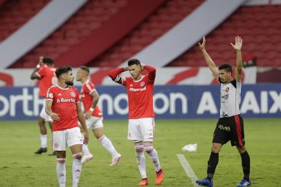 PORTO ALEGRE, RS, BRASIL - 10.02.2021 - O Inter recebe o Sport no Estádio Beira-Rio, pela 35ª rodada do Brasileirão. (Foto: Mateus Bruxel/Agencia RBS)<!-- NICAID(14711899) -->