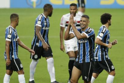 PORTO ALEGRE, RS, BRASIL,14/02/2021- Grêmio x São Paulo: jogo da 36ª rodada do Brasileirão. Marco Favero / Agencia RBS<!-- NICAID(14714449) -->