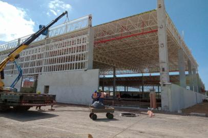 Obras no Terminal de Cargas do aeroporto Salgado Filho passam da metade.<!-- NICAID(14715993) -->