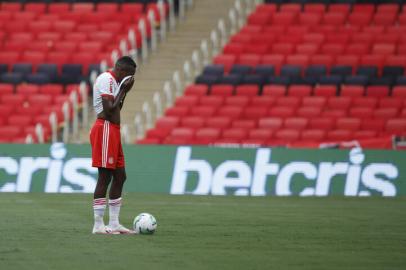 RIO DE JANEIRO, RJ, BRASIL - 21.02.2021 - O Inter visita o Flamengo neste domingo, no Estádio do Maracanã, pela 37ª rodada do Campeonato Brasileiro. (Foto: Jefferson Botega/Agencia RBS)Indexador: Jeff Botega<!-- NICAID(14719317) -->