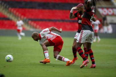 RIO DE JANEIRO, RJ, BRASIL - 21.02.2021 - O Inter visita o Flamengo neste domingo, no Estádio do Maracanã, pela 37ª rodada do Campeonato Brasileiro. (Foto: Jefferson Botega/Agencia RBS)Indexador: Jeff Botega<!-- NICAID(14719359) -->