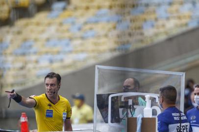 RIO DE JANEIRO, RJ, BRASIL - 21.02.2021 - O Inter visita o Flamengo neste domingo, no Estádio do Maracanã, pela 37ª rodada do Campeonato Brasileiro. (Foto: Jefferson Botega/Agencia RBS)Indexador: Jeff Botega<!-- NICAID(14719360) -->